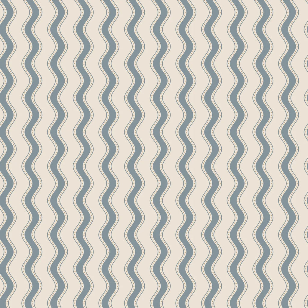 Erik Indigo Blue wallpaper by Sandberg – stripe design