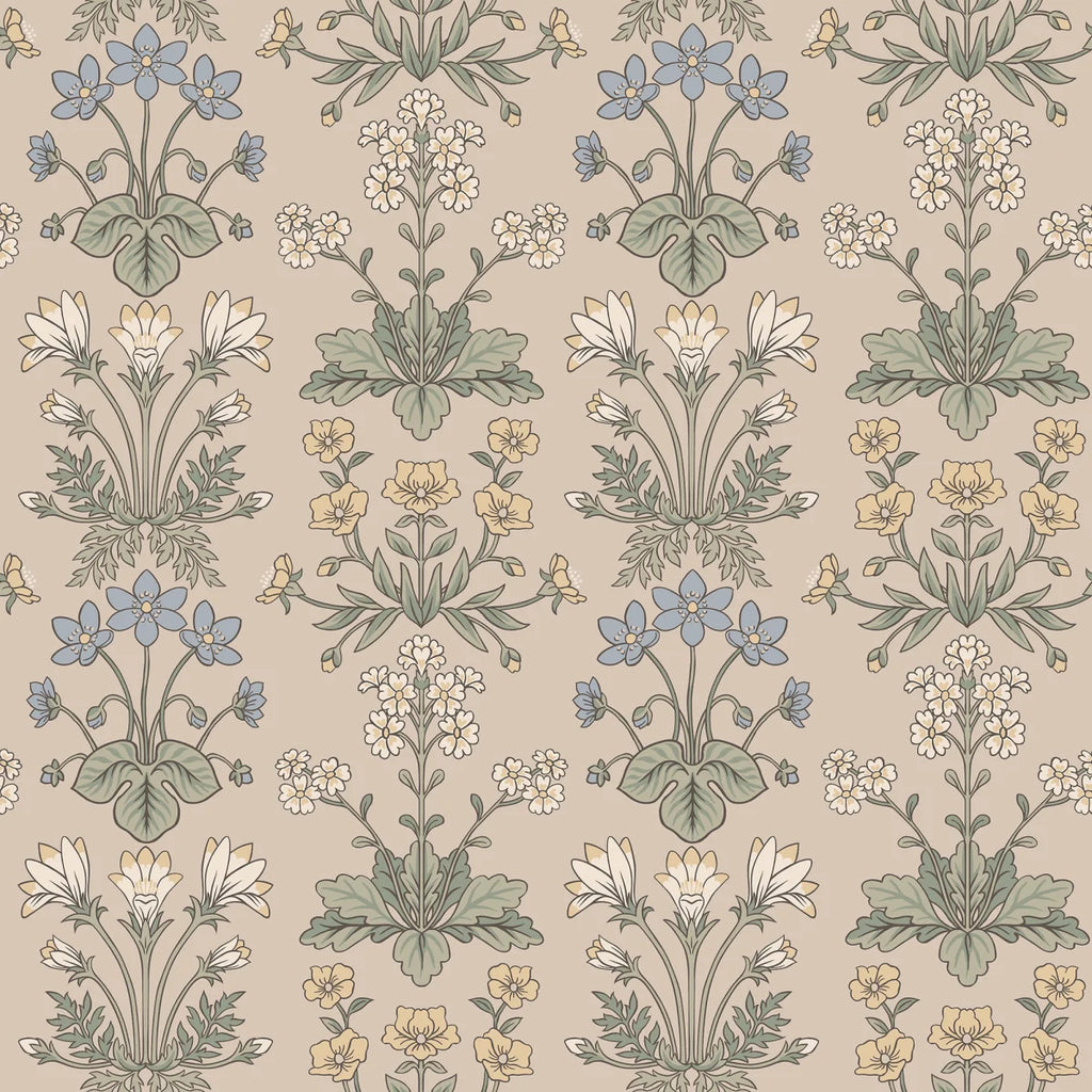 Maj Clay wallpaper by Sandberg – floral design