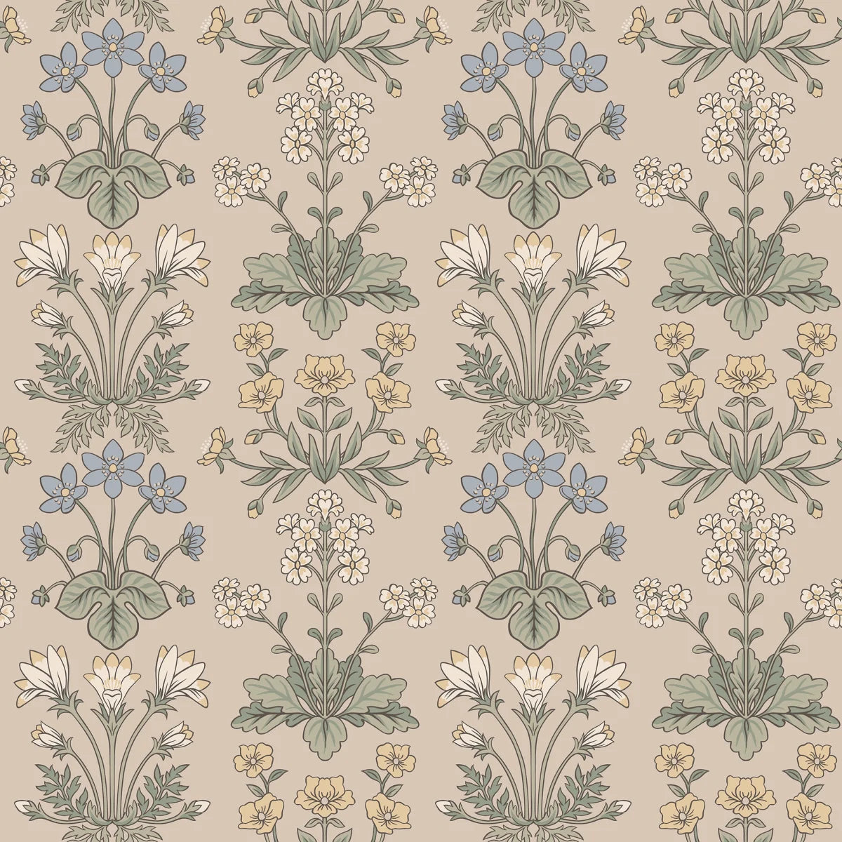 Maj Clay wallpaper by Sandberg – floral design