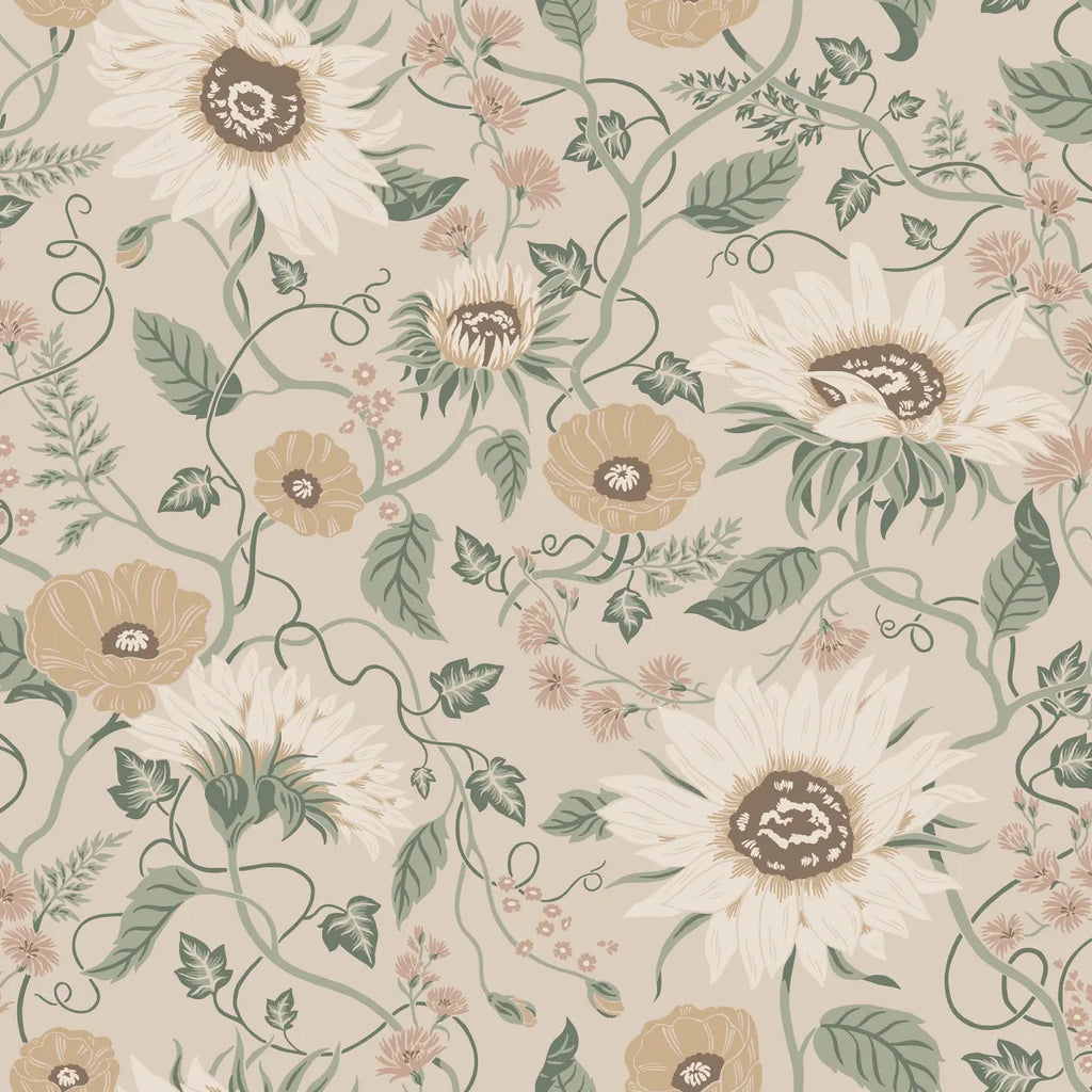 Solveig Clay wallpaper by Sandberg – floral design