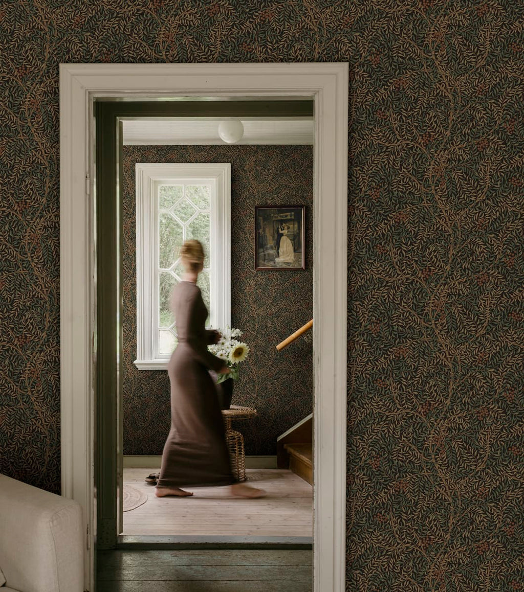 Simon wallpaper by Sandberg in a room setting