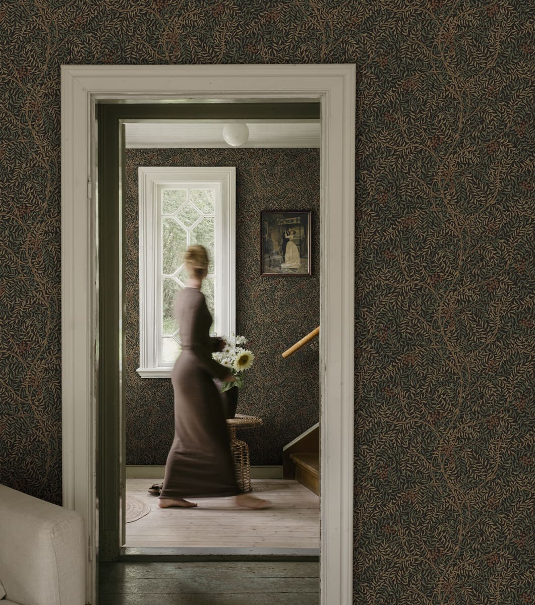 Simon wallpaper by Sandberg in a room setting