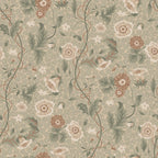 Ulla Garden Green wallpaper by Sandberg – floral design