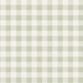 Harry wallpaper by Sandberg, flat swatch of soft watercolour gingham check in muted sage green on cream