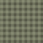 Harry wallpaper by Sandberg, flat swatch of soft watercolour gingham check in deep olive green