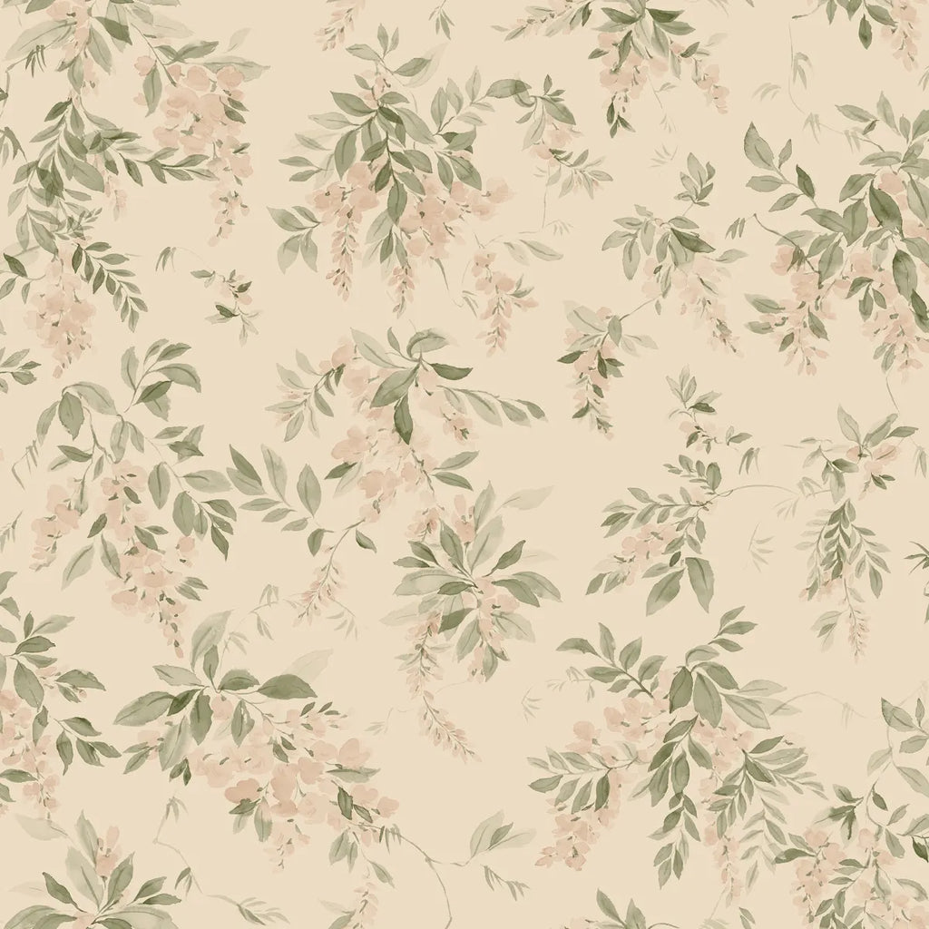 Lovisa Pink wallpaper by Sandberg – floral design