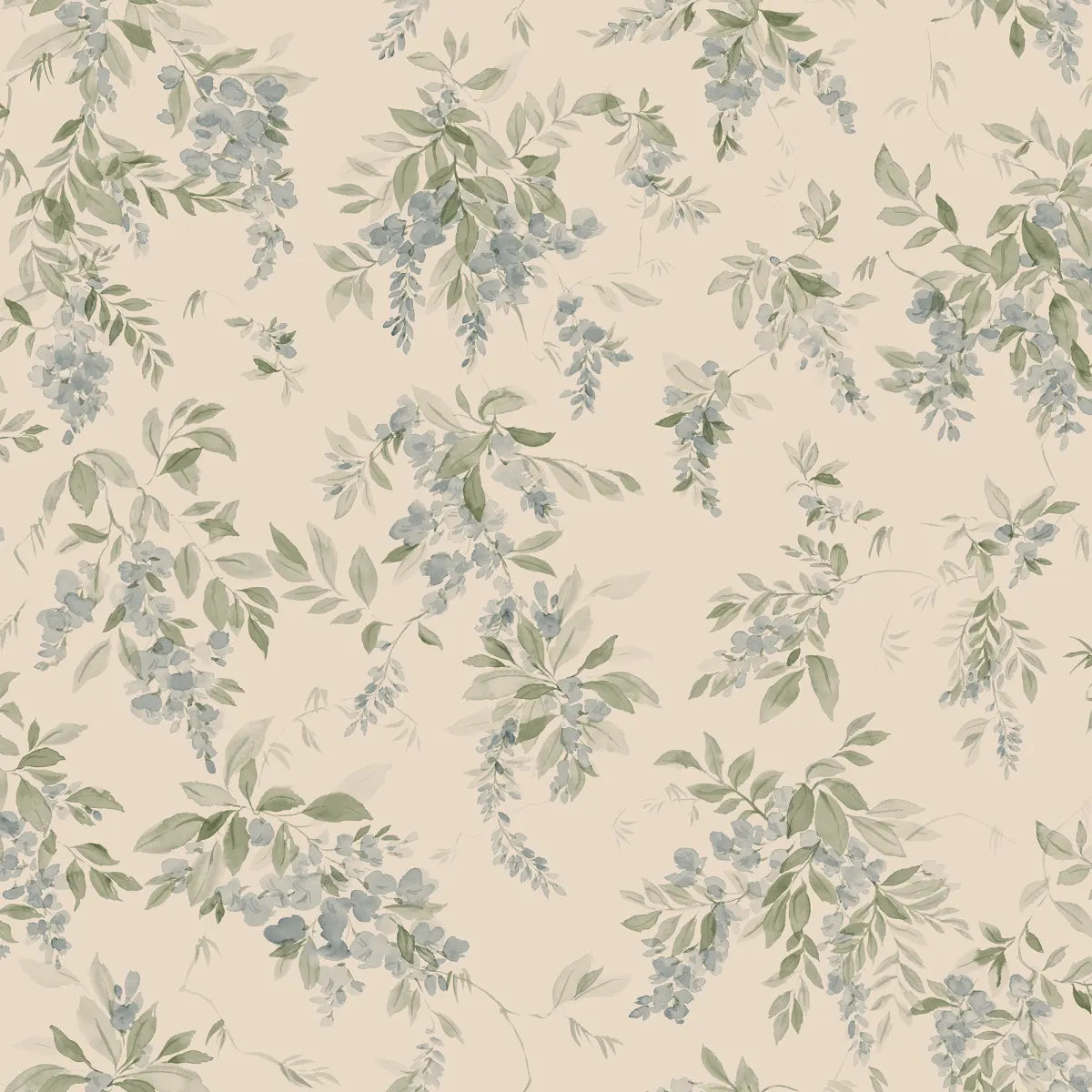 Lovisa Blue wallpaper by Sandberg – floral design