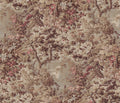 Johannas Damm wall mural by Sandberg – botanical design, Brown – flat swatch showing the repeat, view 2