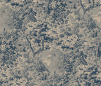 Johannas Damm wall mural by Sandberg – botanical design, Blue – flat swatch showing the repeat