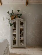 Josefine wall mural by Sandberg – botanical design, Beige – Sandstone – styled in a room setting, view 7