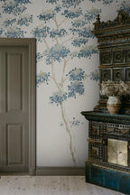 Wilhelm wall mural by Sandberg – forest & woodland design, Blue