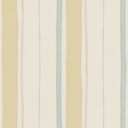 Billie wallpaper by Sandberg – stripe design, Yellow – flat swatch showing the repeat, view 2