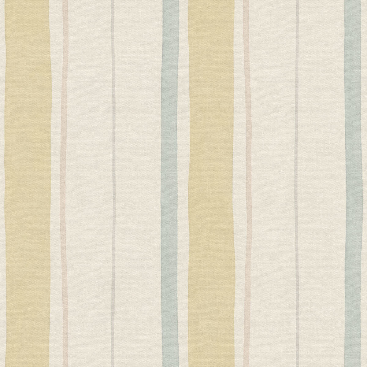 Billie wallpaper by Sandberg – stripe design, Yellow – flat swatch showing the repeat, view 2