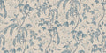 Ottilia wallpaper by Sandberg – Light Blue colourway, flat pattern repeat