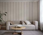 Billie wallpaper by Sandberg – stripe design, Purple – Lilac – styled in a room setting, view 5