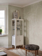 Leon Mural wall mural by Sandberg – botanical design, Beige – styled in a room setting, view 2
