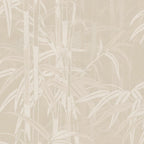 Leon Mural wall mural by Sandberg – botanical design, Beige – flat swatch showing the repeat