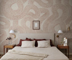 Zen Mural wall mural by Sandberg – abstract design, Orange – Terracotta