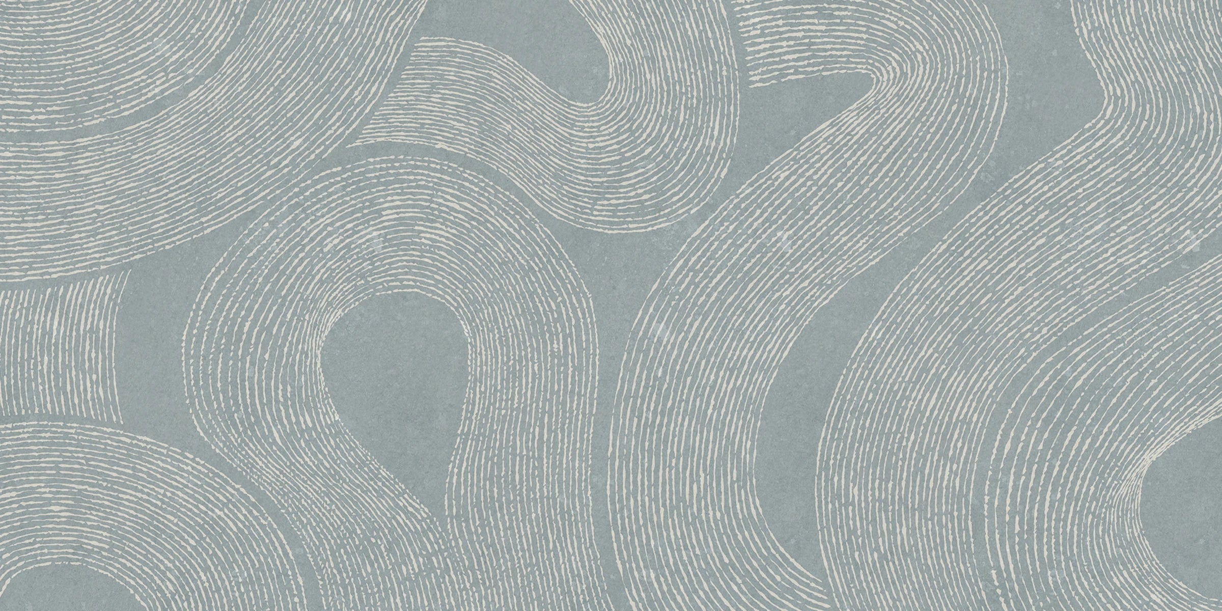 Zen Mural wall mural by Sandberg – abstract design, Blue – Misty Blue – flat swatch showing the repeat, view 5