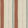 Billie wallpaper by Sandberg – stripe design, Red – styled in a room setting, view 6