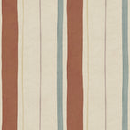 Billie wallpaper by Sandberg – stripe design, Red – styled in a room setting, view 6