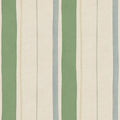 Billie wallpaper by Sandberg – stripe design, Green – styled in a room setting, view 2