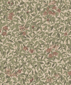 Linnea Burgundy wallpaper by Sandberg – botanical design
