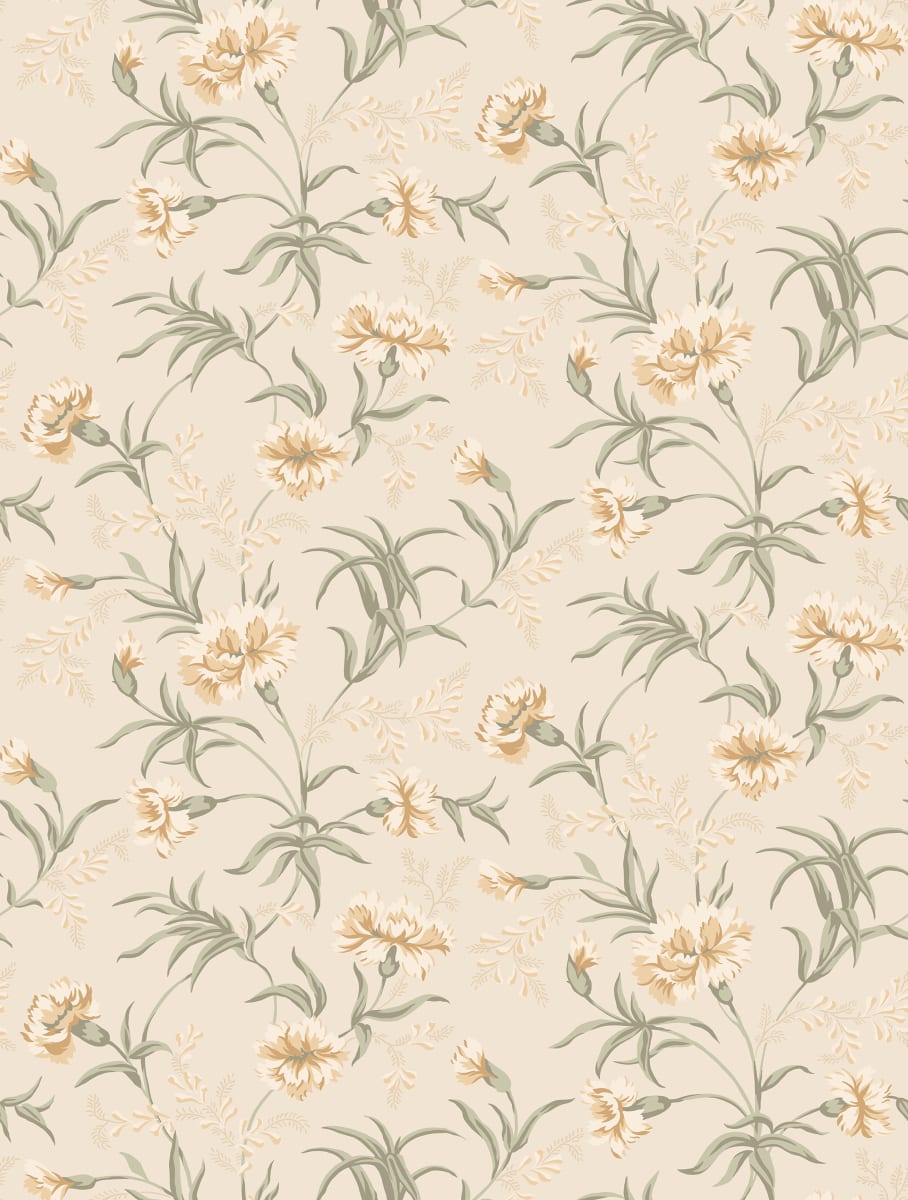 Emilie Honey wallpaper by Sandberg – floral design