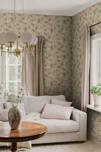 Emilie wallpaper by Sandberg in a room setting