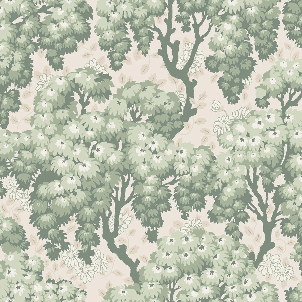 Ragnvi Green wallpaper by Sandberg – botanical design