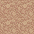 Anton wallpaper by Sandberg in terracotta and tan, fine trailing wild-rose floral, flat swatch