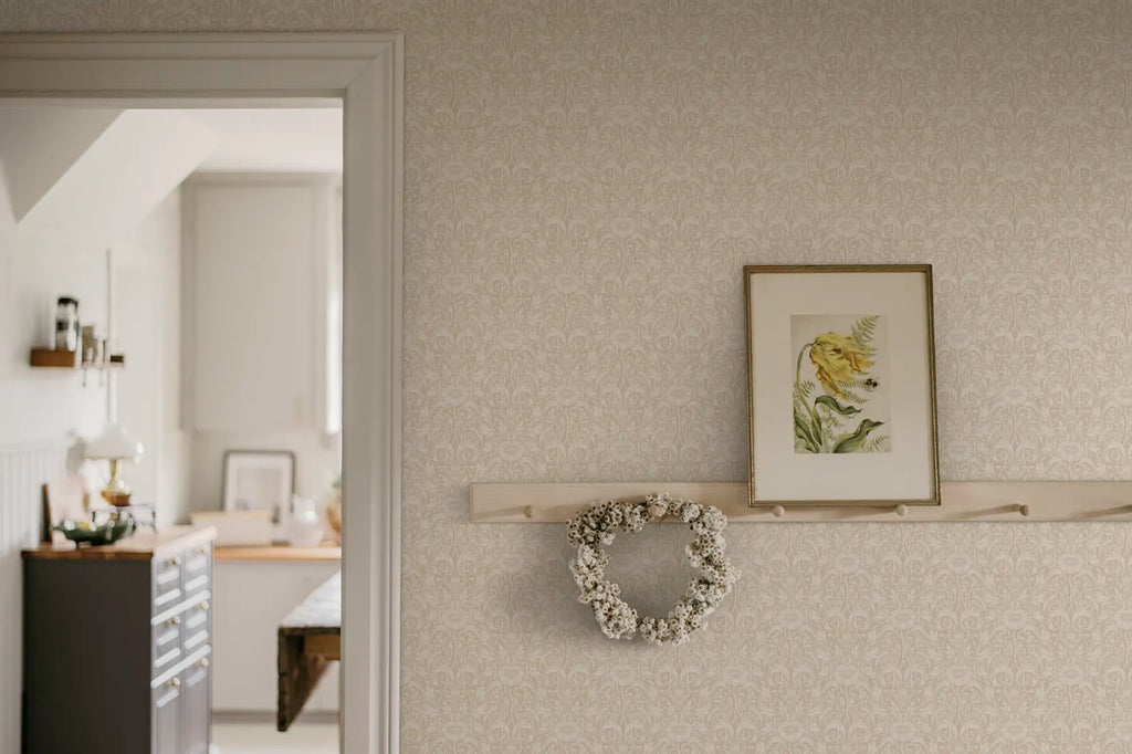 Emil wallpaper - Beige