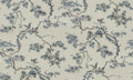 Noah Mural wall mural by Sandberg – botanical design, Blue – flat swatch showing the repeat
