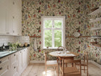 Tree of Life Mural wall mural by Sandberg – botanical design, Multi, styled in a second room setting