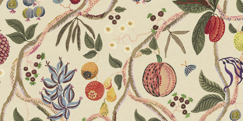 Tree of Life Mural wall mural by Sandberg – botanical design, Multi, flat pattern repeat