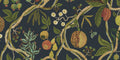 Tree of Life Mural wall mural by Sandberg – botanical design, Dark Blue, flat pattern repeat