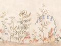 Vilhelmina wall mural by Sandberg – kids & nursery design, Beige