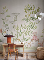 Vilhelmina wall mural by Sandberg – kids & nursery design, Green