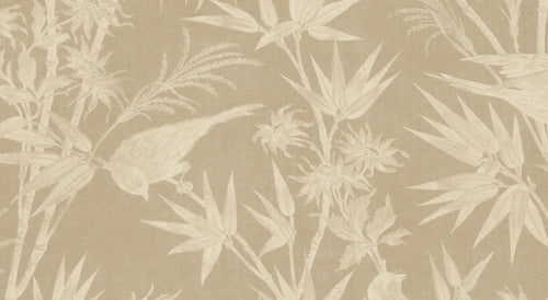 Celeste Mural wall mural by Sandberg – botanical design, Beige, flat pattern repeat