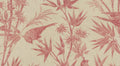 Celeste Mural wall mural by Sandberg – botanical design, Red, flat pattern repeat