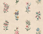 Victoria wallpaper by Sandberg – floral design, Colorful, flat pattern repeat