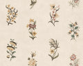 Victoria wallpaper by Sandberg – floral design, Honey, flat pattern repeat