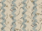 Beatrice wallpaper by Sandberg – floral design, Misty Blue, flat pattern repeat