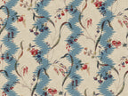 Beatrice wallpaper by Sandberg – floral design, Blue, flat pattern repeat