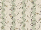Beatrice wallpaper by Sandberg – floral design, Light Green, flat pattern repeat