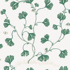 Ebba Green wallpaper by Sandberg – botanical design