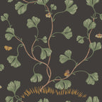Ebba Charcoal wallpaper by Sandberg – botanical design