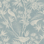 Celeste Misty Blue wallpaper by Sandberg – geometric design