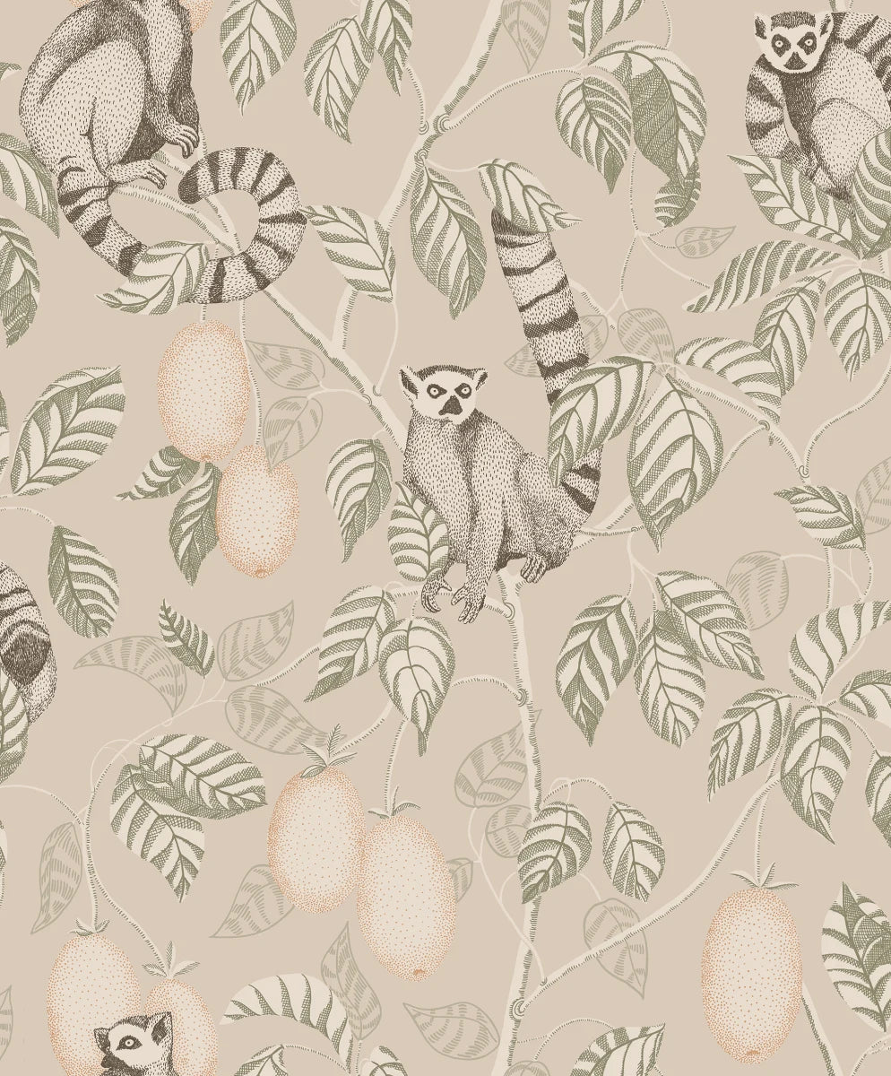 Elliot Sandstone wallpaper by Sandberg – botanical design