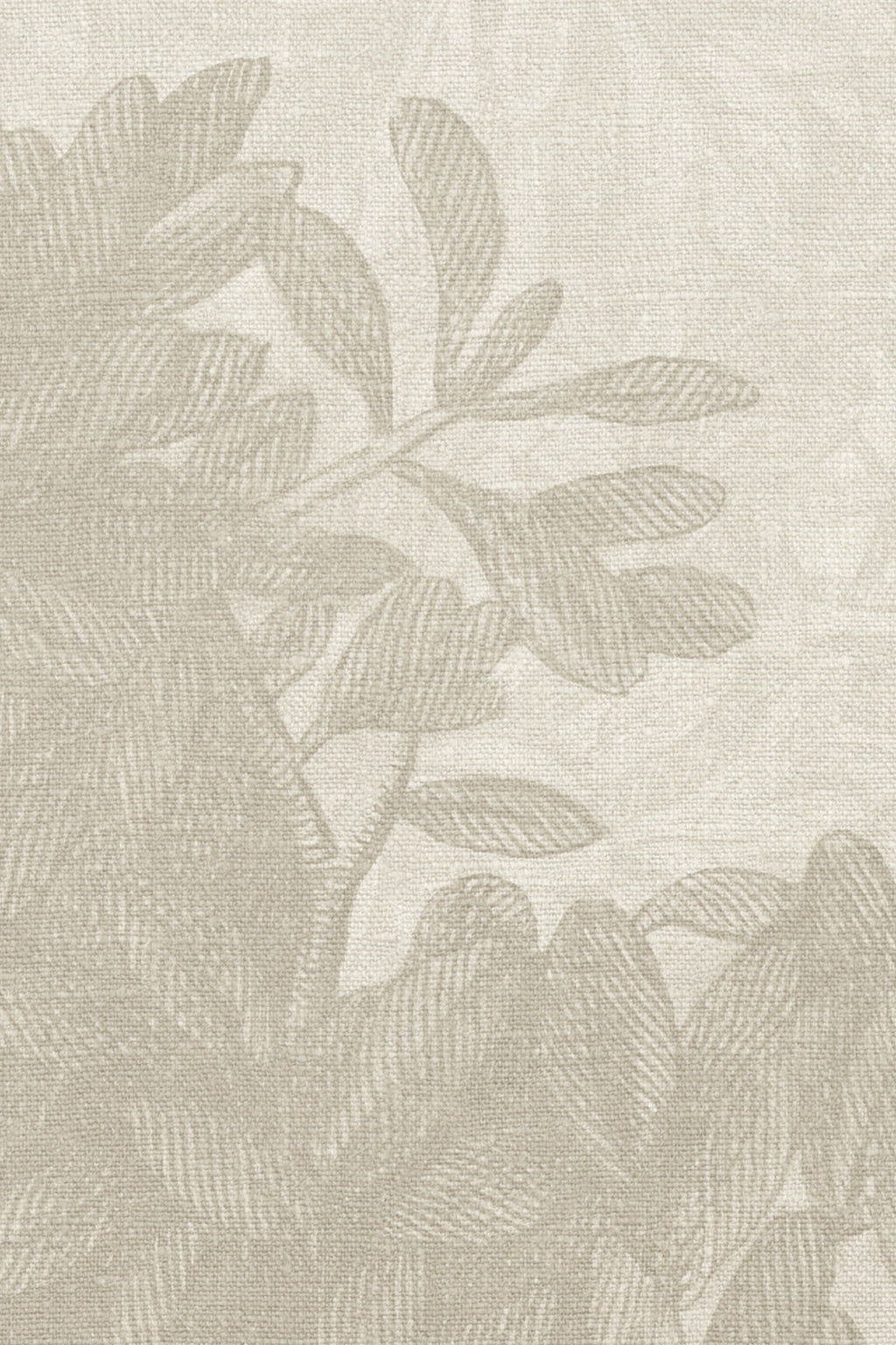 Charles Mural wall mural by Sandberg – forest & woodland design, Beige – close-up of the print and texture